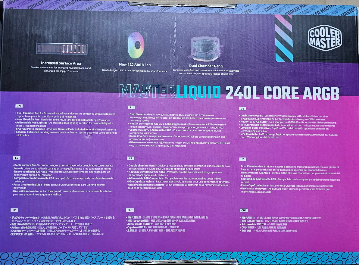 Cooler Master MasterLiquid 240L Core ARGB